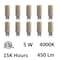 Cwi Lighting 5 Watt G9 LED Bulb 4000K, 10PK G9K4000-5W-10 - alternate 1